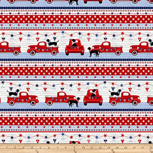 Studio E - Truckin' in The USA - Stripe, Multi