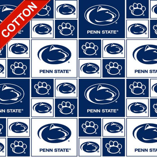 Sykel - College Prints - Penn State, Blue/White