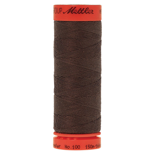 Mettler Metrosene - 164 yds - 50wt - All Purpose Thread #100, Earthy Brown Coal