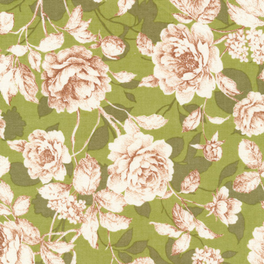 Fabri-Quilt - Belle of the South - Floral, Green