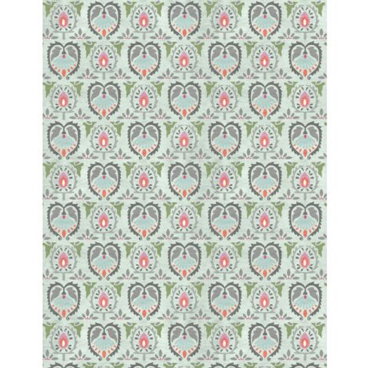Wilmington Prints - Botanical Oasis - Damask, Green