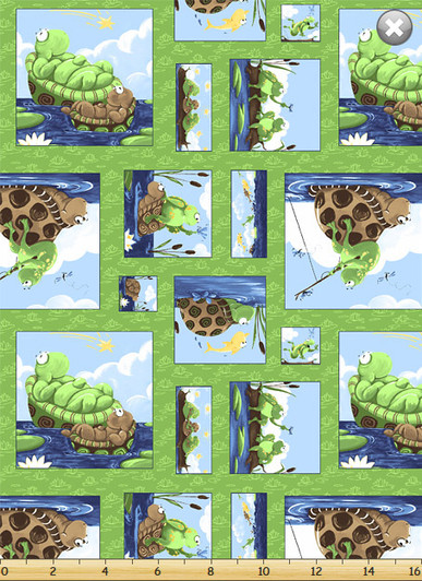 Susybee - Paul & Sheldon - Patchwork, Green