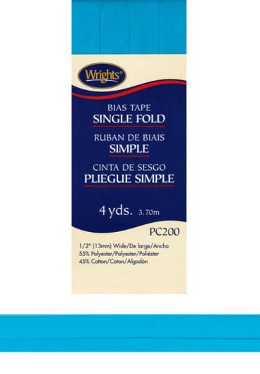 Single Fold Bias Tape - Turquoise