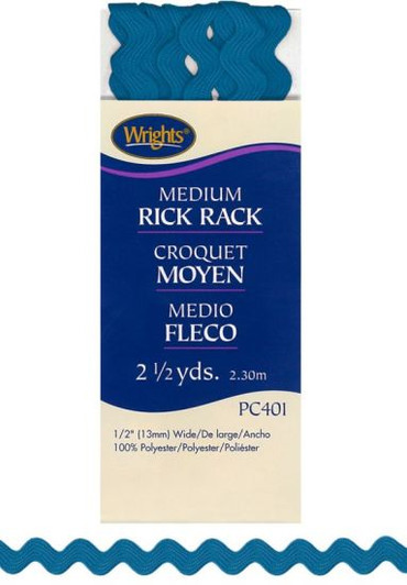 Wrights - Medium Rick Rack - Delft