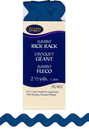 Wrights - Jumbo Rick Rack, Yale
