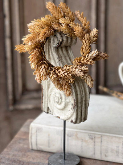 Candle Ring - Hops 8", Beige