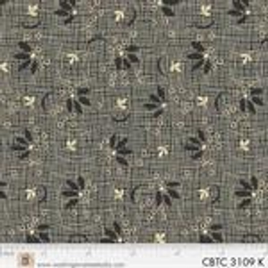 Washington Street Studio - Classic Black & Tan Collection - Flower Net, Dk Brown