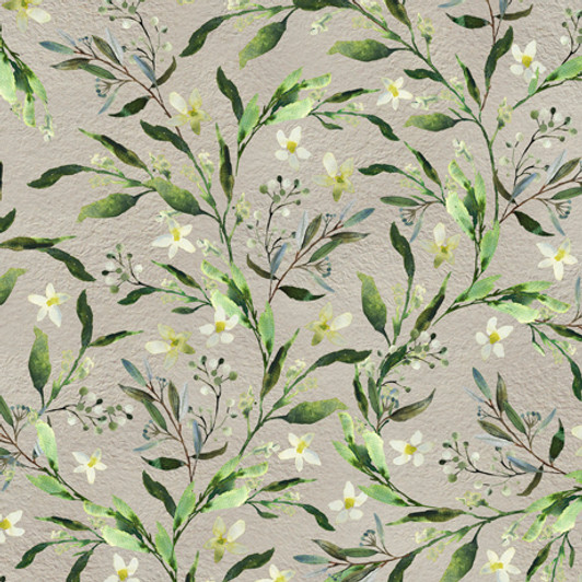 Quilting Treasures - Love Never Fails - Sprigs, Dove