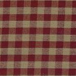 Dunroven House - Homespun - 7/16" Check, Red/Tan