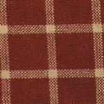 Dunroven House - Homespun - Window Pane, Red/Tan