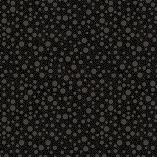 Quilting Treasures - Quilting Illusions - Dots, Black