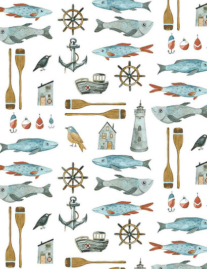 Dear Stella - Hook Line & Sinker - Carp-E Diem, White