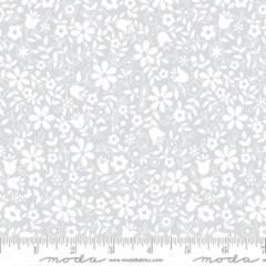 Moda - Whispers - Flower Patch, Zen Grey