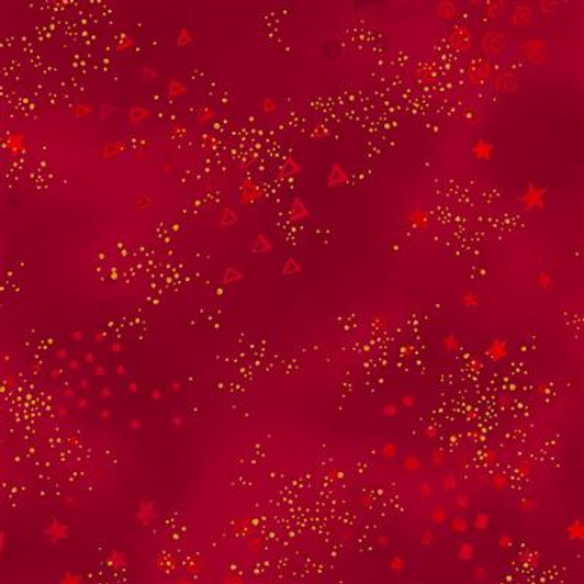 Clothworks - LB Basic Glitter - Metallic, Lt Red