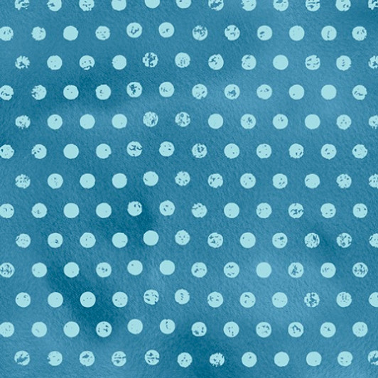 Quilting Treasures - Wildflower Farm - Dots, Blue
