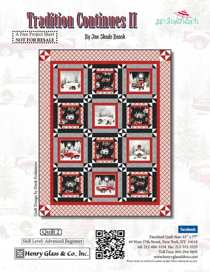 Free Pattern - Tradition Continues II - Quilt # 2