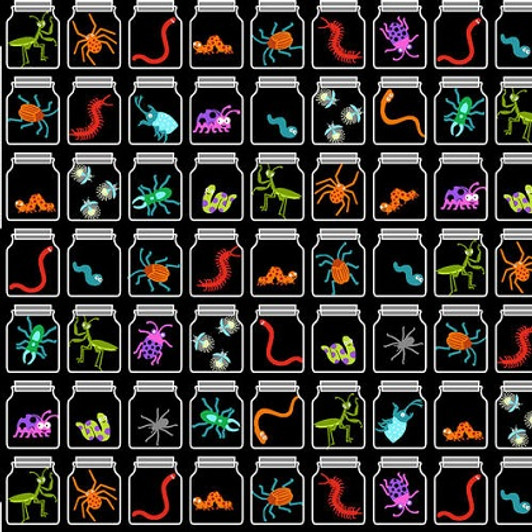 Studio E - I’m Buggin’ Out - Bugs in Jars, Black