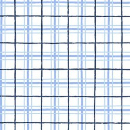 Michael Miller - Petite Garden - Simple Plaid, Blue