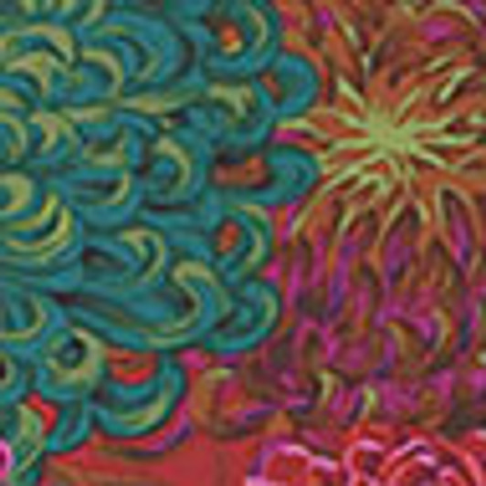 Free Spirit - Kaffe Fassett - Japanese Chrys; Scarlet