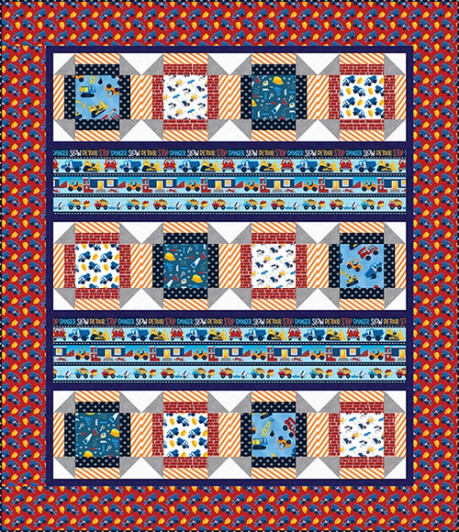Free Pattern - Studio E - Under Construction - Quilt #2