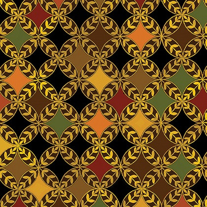 Kanvas Studio - Autumn Comfort Flannel - Geometric, Black/Multi