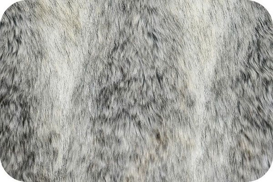 Shannon Fabrics - Canadian Fox Fur, Stone