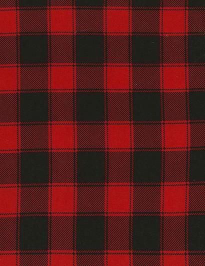 Timeless Treasures - Gnome For The Holidays - Buffalo Check Plaid, Red