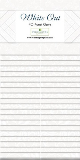 Wilmington Prints - 40 Karat Gems - White Out