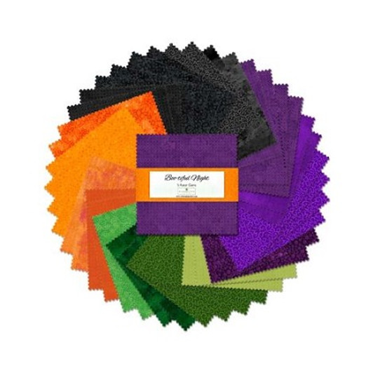 Wilmington Gems - Boo-tiful Night - 42 - 5" Squares