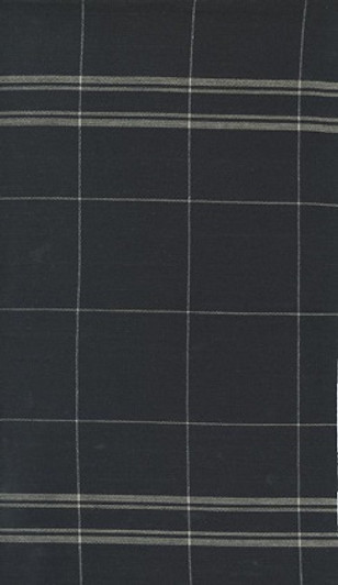 Moda - Easy Living Toweling - 18" Hemmed Edge Checks, Black/Flax