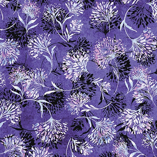 Kanvas Studio - Shimmering Twilight - Enchanted Dandelions, Purple
