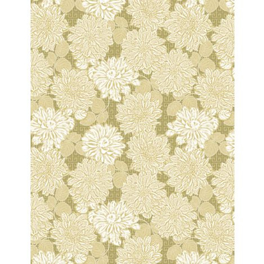 Wilmington Prints - Rosewood Lane - Tonal Flowers, Green