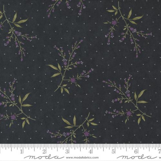 Moda - Iris & Ivy - Wispy Florals, Ebony