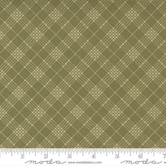 Moda - Iris & Ivy - Plaid, Olive