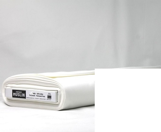 Marshall Dry Goods - 90" Vintage Bleached Muslin, White