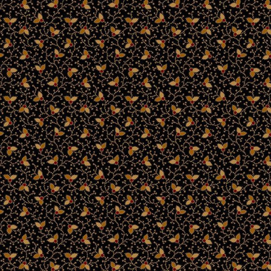 Marcus Fabrics - Butternut and Peppercorn - Cinnamon, Black