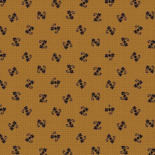 Marcus Fabrics - Butternut and Peppercorn - Sage, Gold