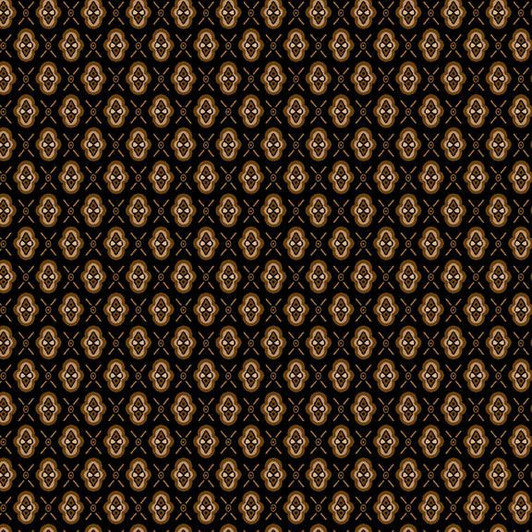 Marcus Fabrics - Butternut and Peppercorn - Basil, Black