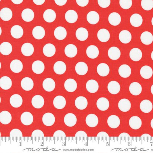 Moda - Simply Delightful - Dots, Geranium