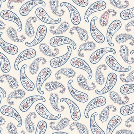 Marcus Fabrics - Star Struck - Paisley, Cream