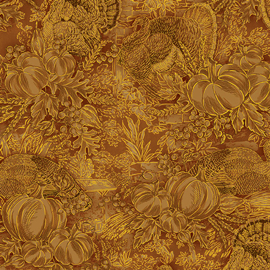 Kanvas Studio - Harvest Festival - Harvest Toile, Pumpkin