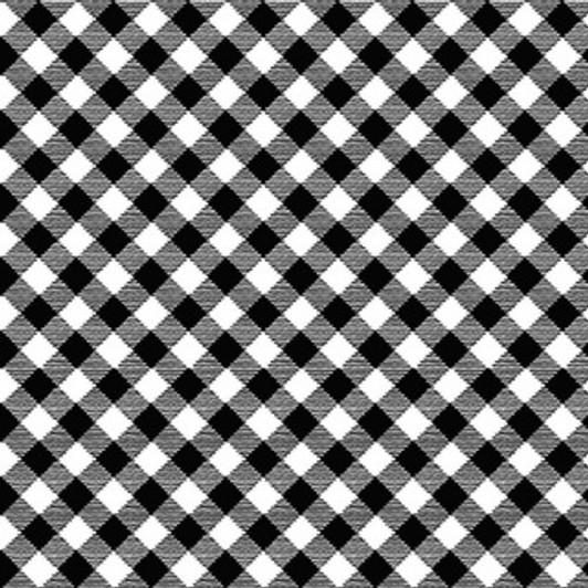 Studio E - Snow Place Like Home Flannel - Buffalo Plaid, Black