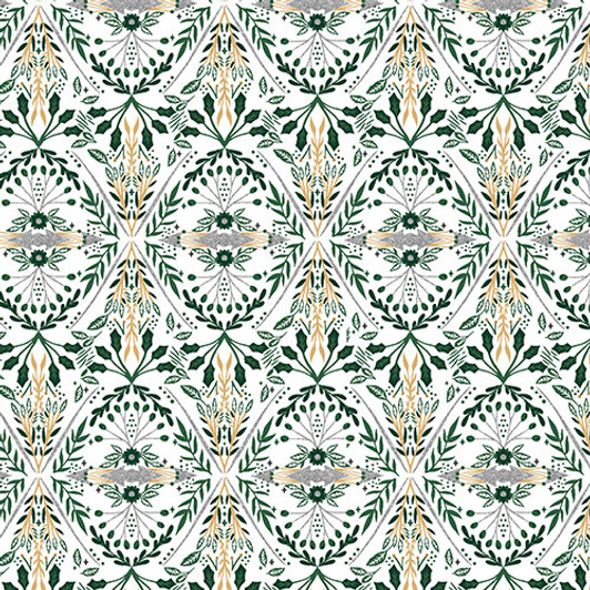 3 Wishes - Christmas Shine - Mirrored Tees, White/Silver Glitter