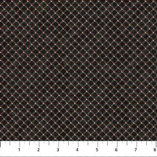 Northcott - For the Love of Pete - Geometric Print, Black