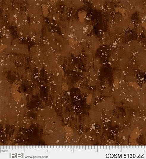 P & B Textiles - Cosmos - Basic Tonal, Dark Brown