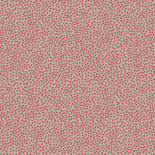 Lewis & Irene - Winter in Bluebell Wood Flannel - Red Dots, Chestnut