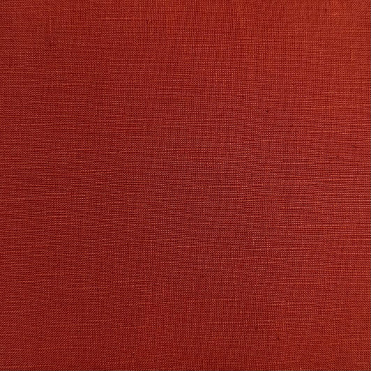 Diamond Textiles - Provence II Homespun - Linen Look, Barn Red