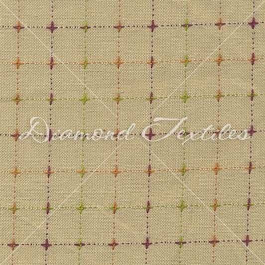 Diamond Textiles - Primitive Homespuns - Plus & Cross, Plum,Pickle,Orange