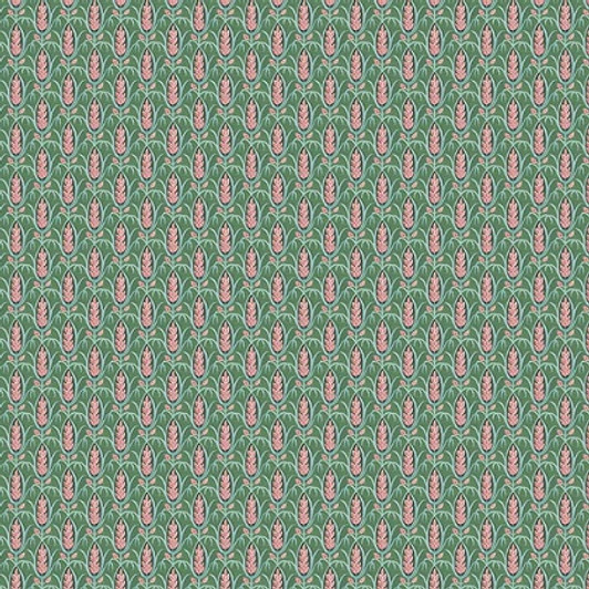 Blank Quilting - Sophisti-cats - Stylized Wheat, Green