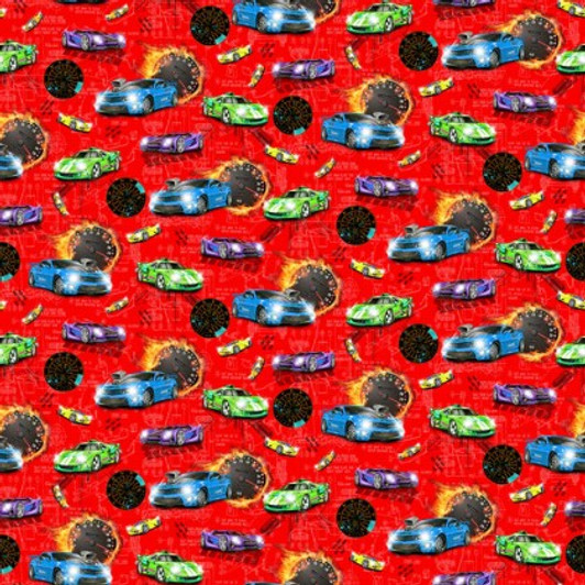 Studio E - Fast and Wild - Small Cars, Red